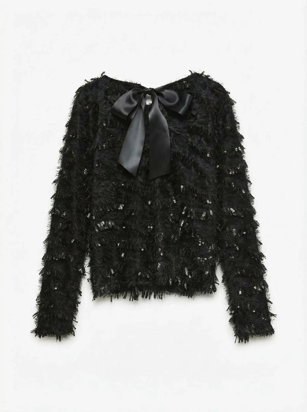 VMCYLLE LS O-NECK BOW SQ TOP