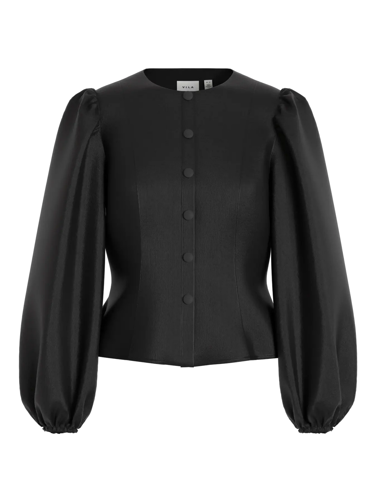 VISHINA L/S O-NECK SHAPED TOP