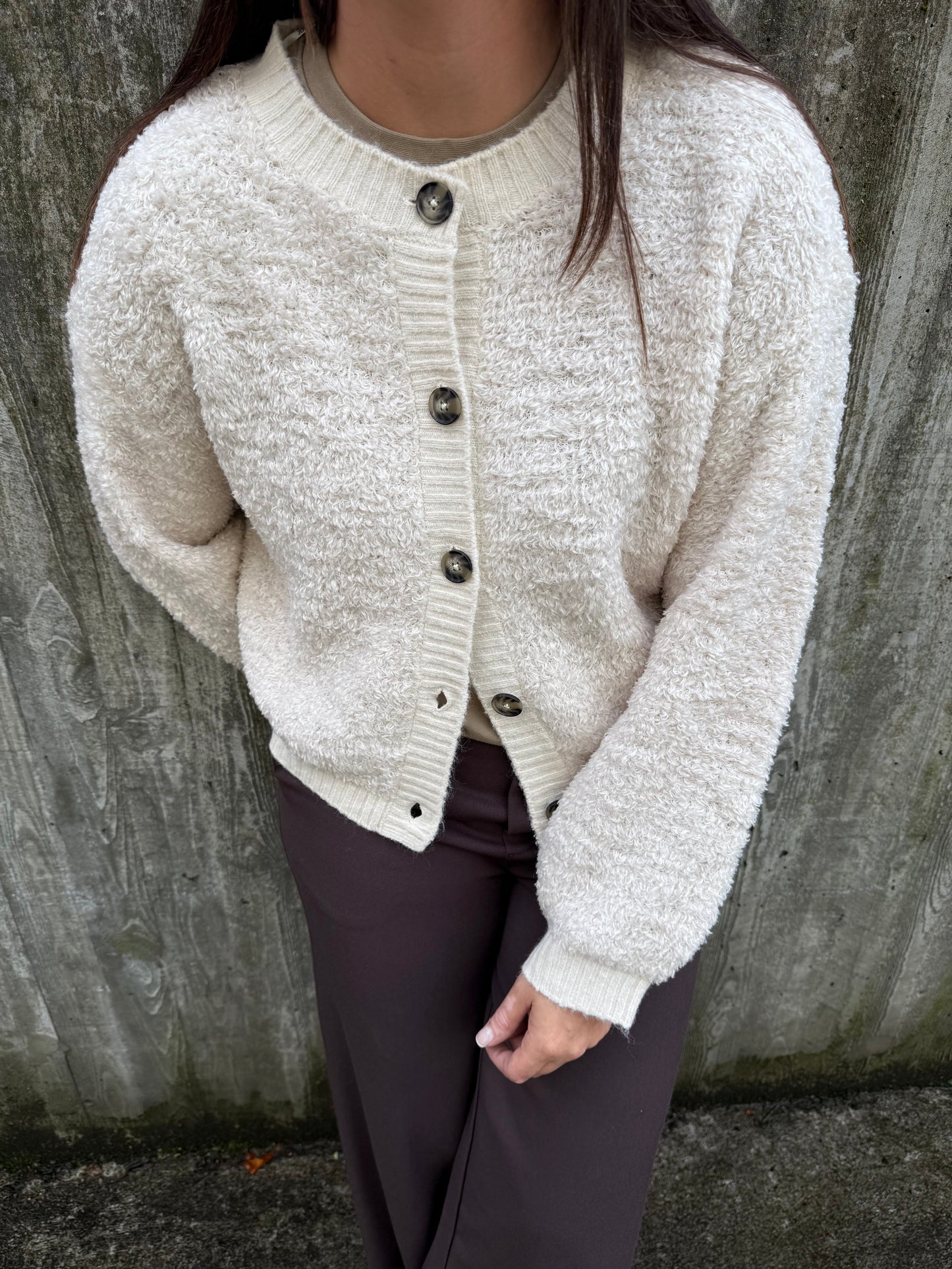 JDYEIRA L/S ONECK CARDIGAN BIRCH
