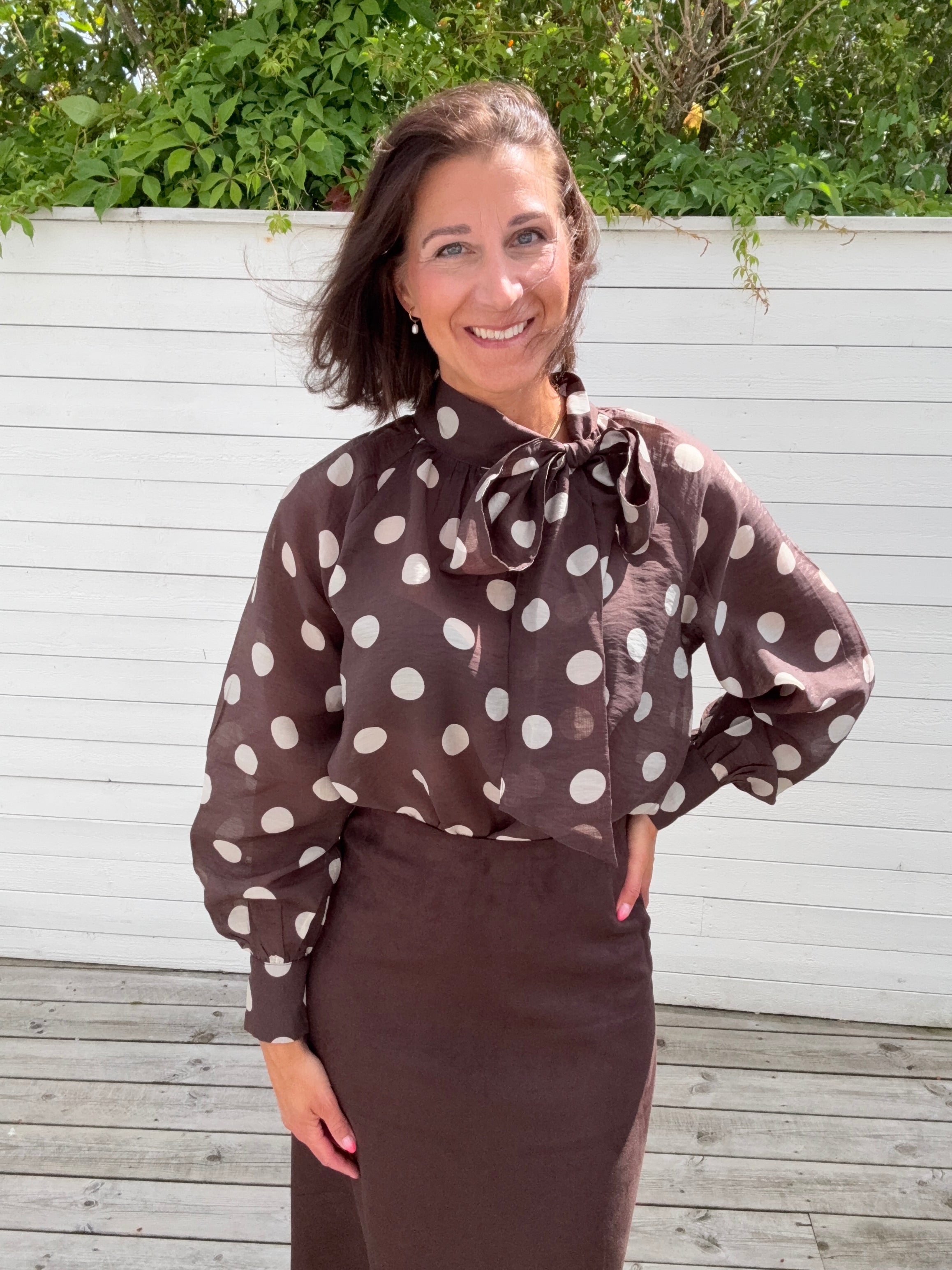 JDYFAY L/S TOP COFFEE BEAN