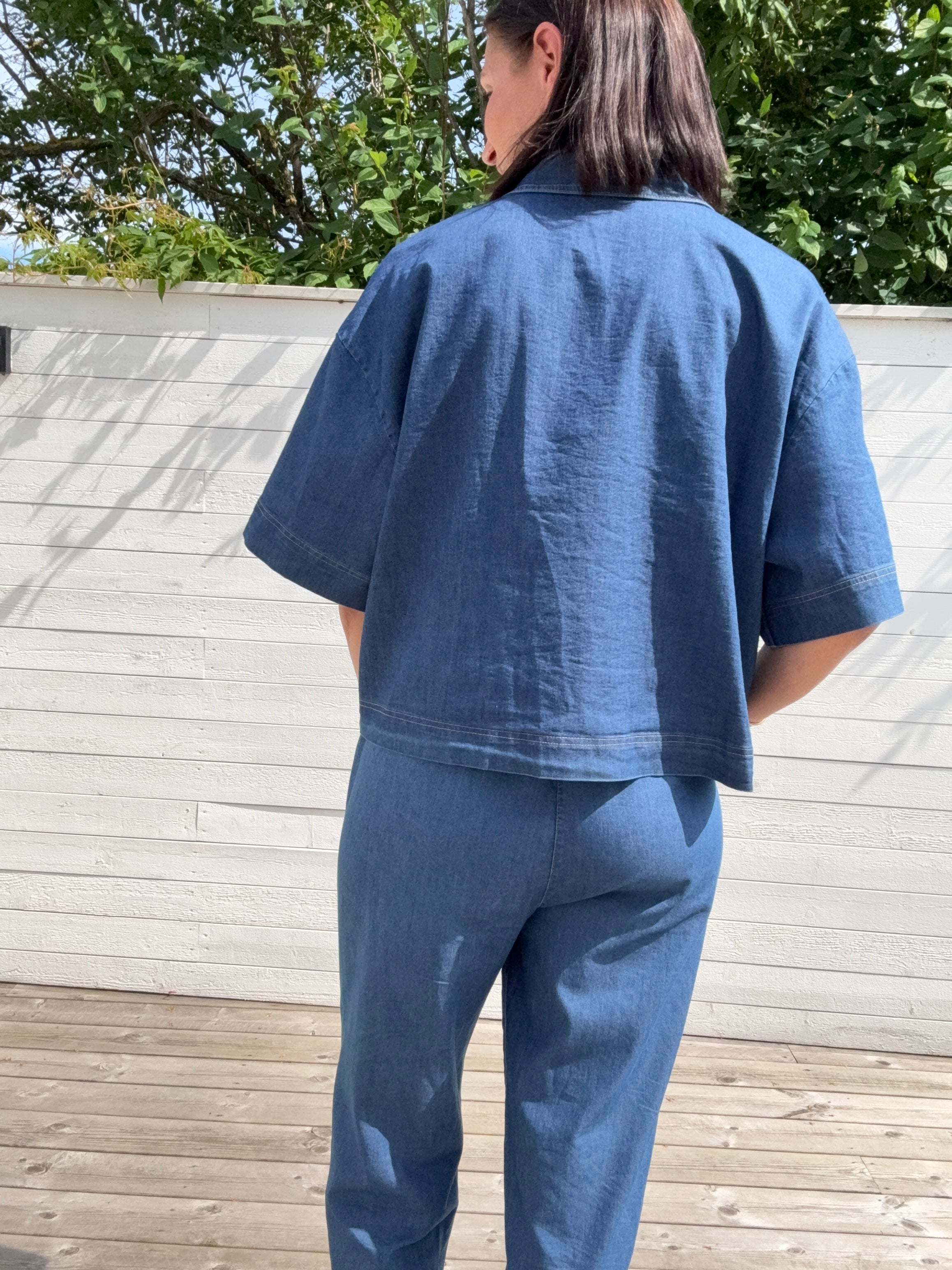 BELISA JACKET -MEDIUM BLUE