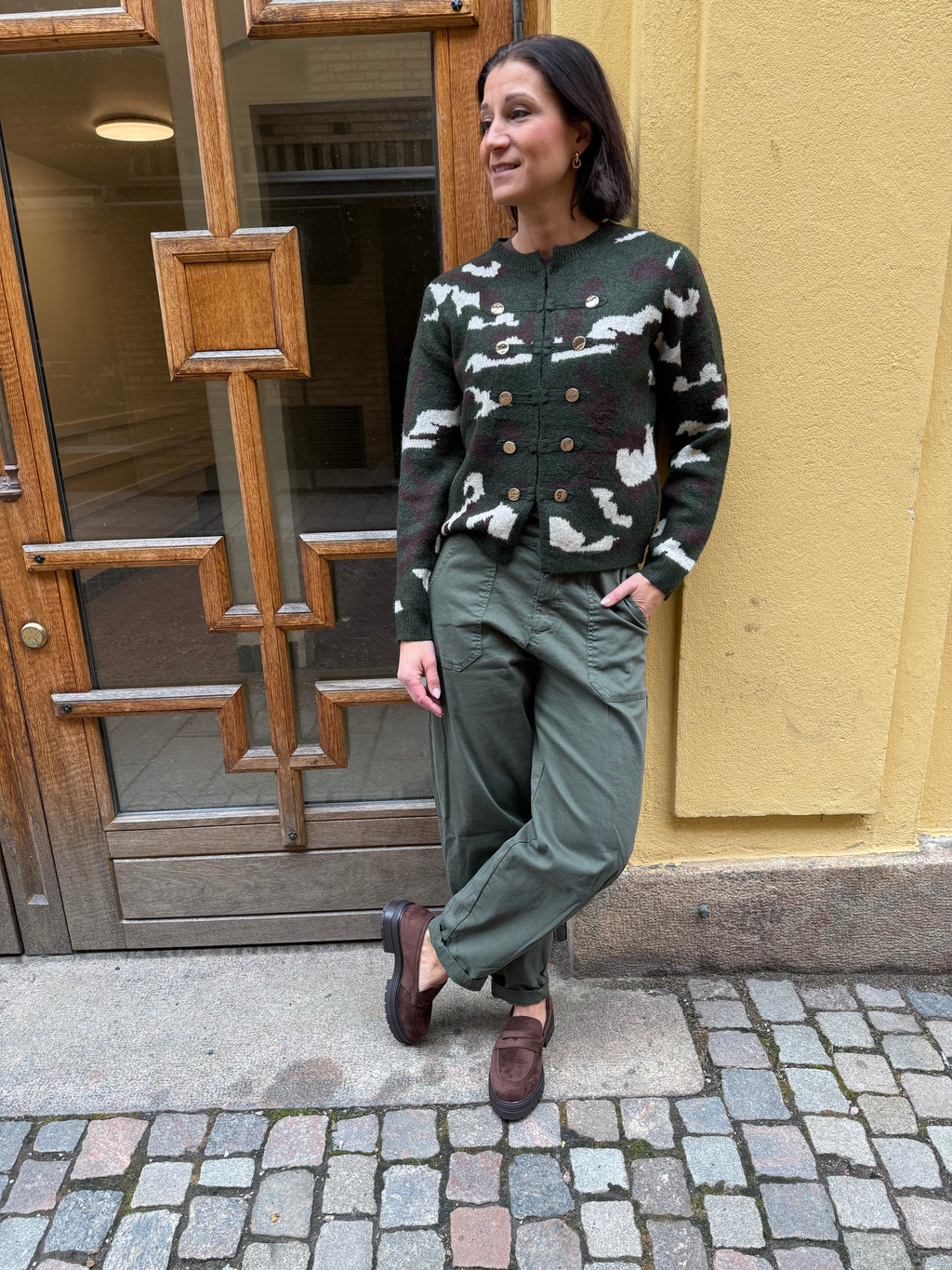 ANGELINA ARMY CARDIGAN