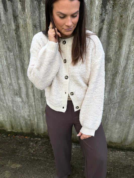 JDYEIRA L/S ONECK CARDIGAN BIRCH
