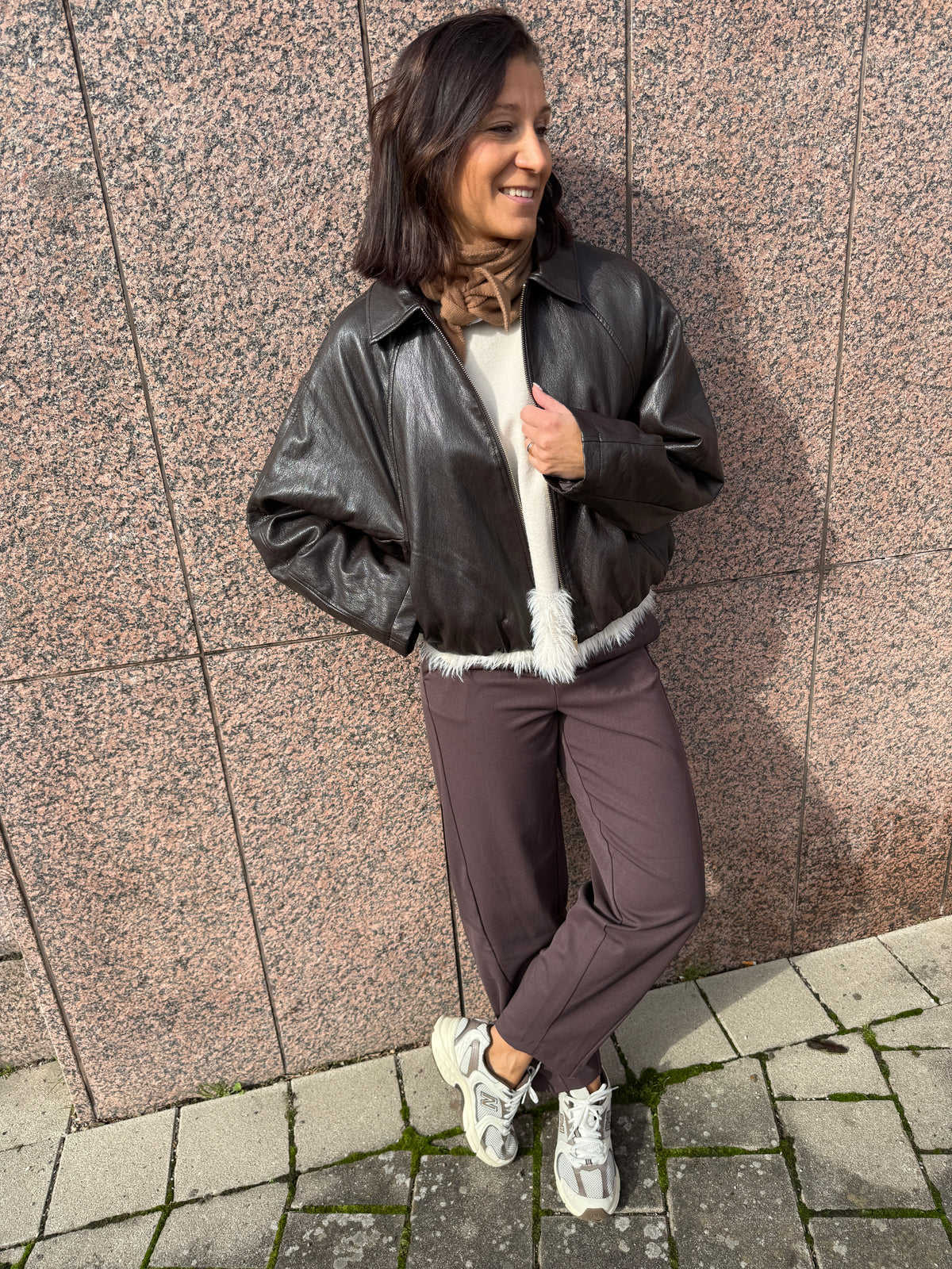 ONLMASJA FAUX LEATHER PADDED BOMBER