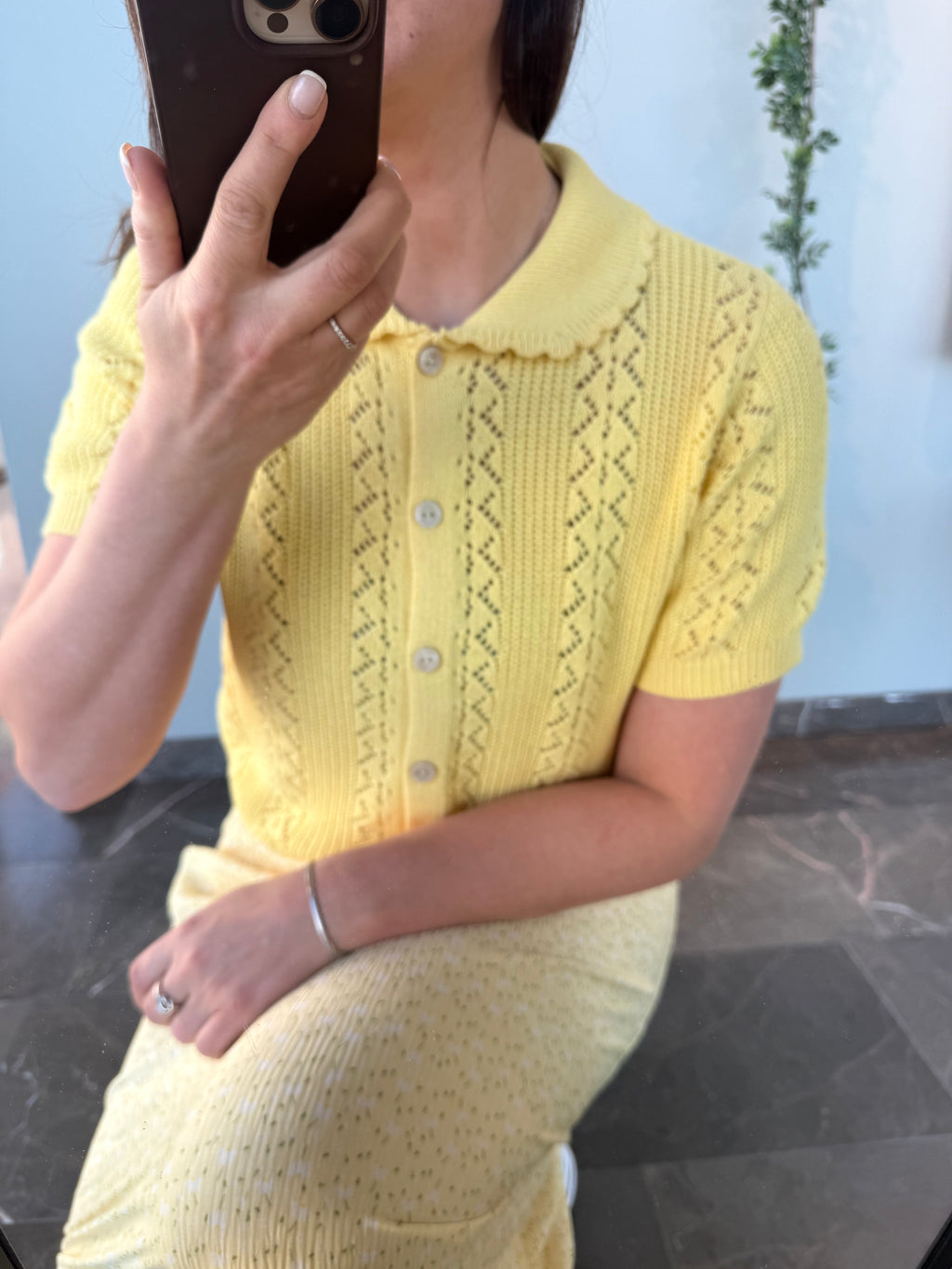 VMDARIA SS POLONECK CARDIGAN