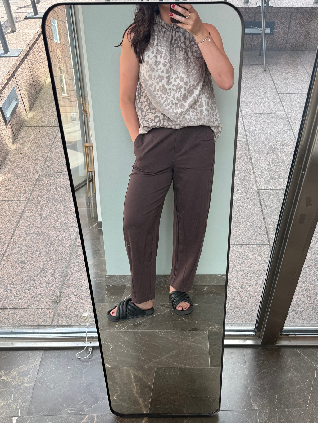 OBJLISA HW ANKLE BARREL PANT