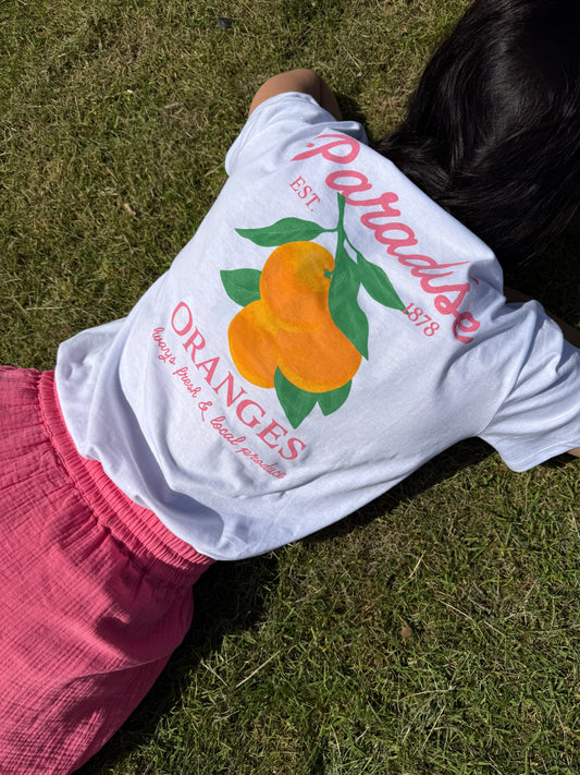 PCSUMMER SS PRINTED T-SHIRT