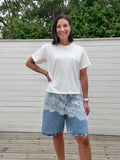 PCSKY MW DENIM JORTS MBD