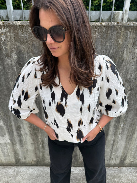 VIDOLIRA V-NECK 3/4 TOP