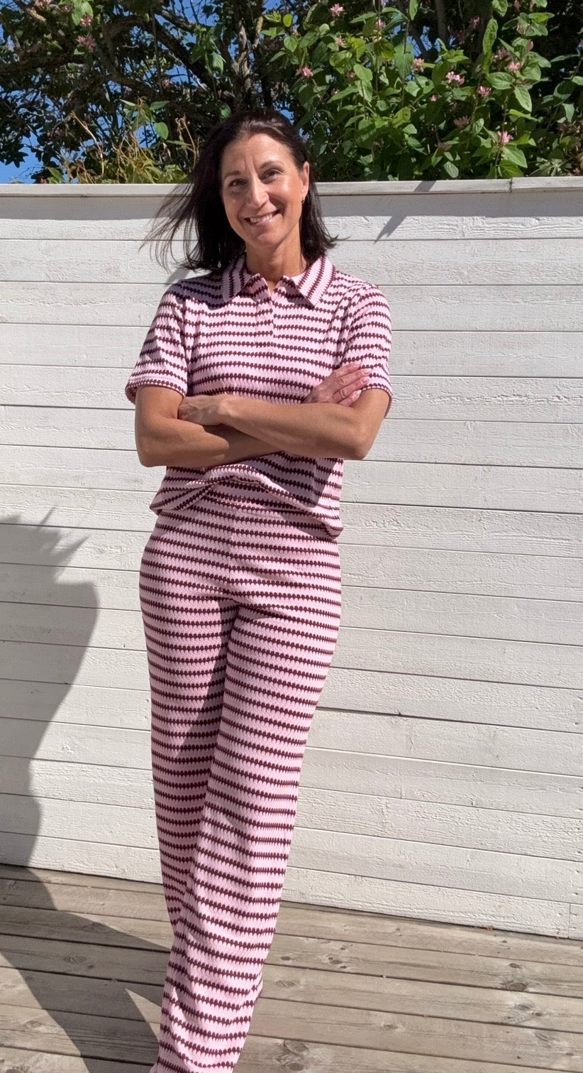 PCJEYA HW WIDE KNIT PANT