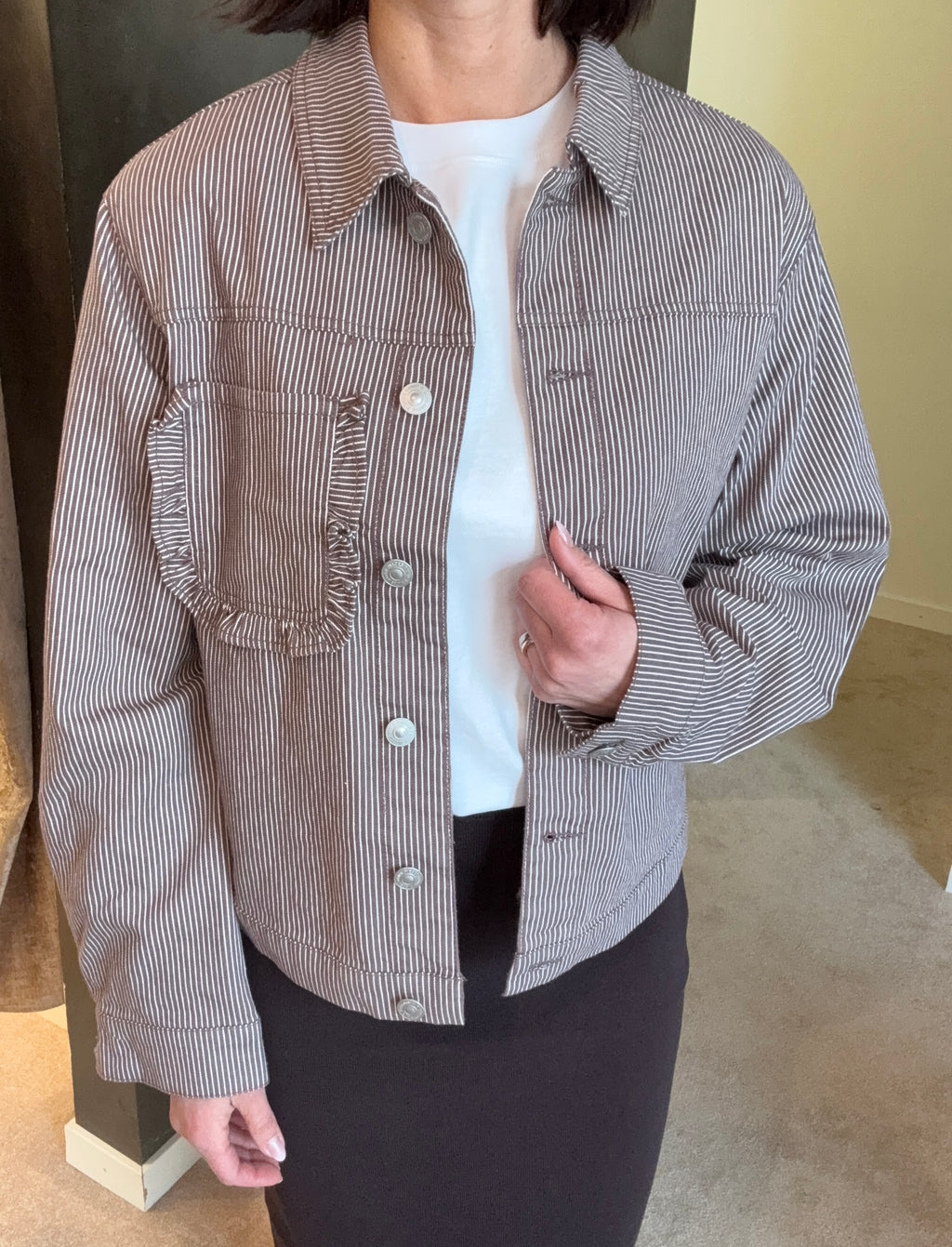PCBILLO LS DENIM JACKET