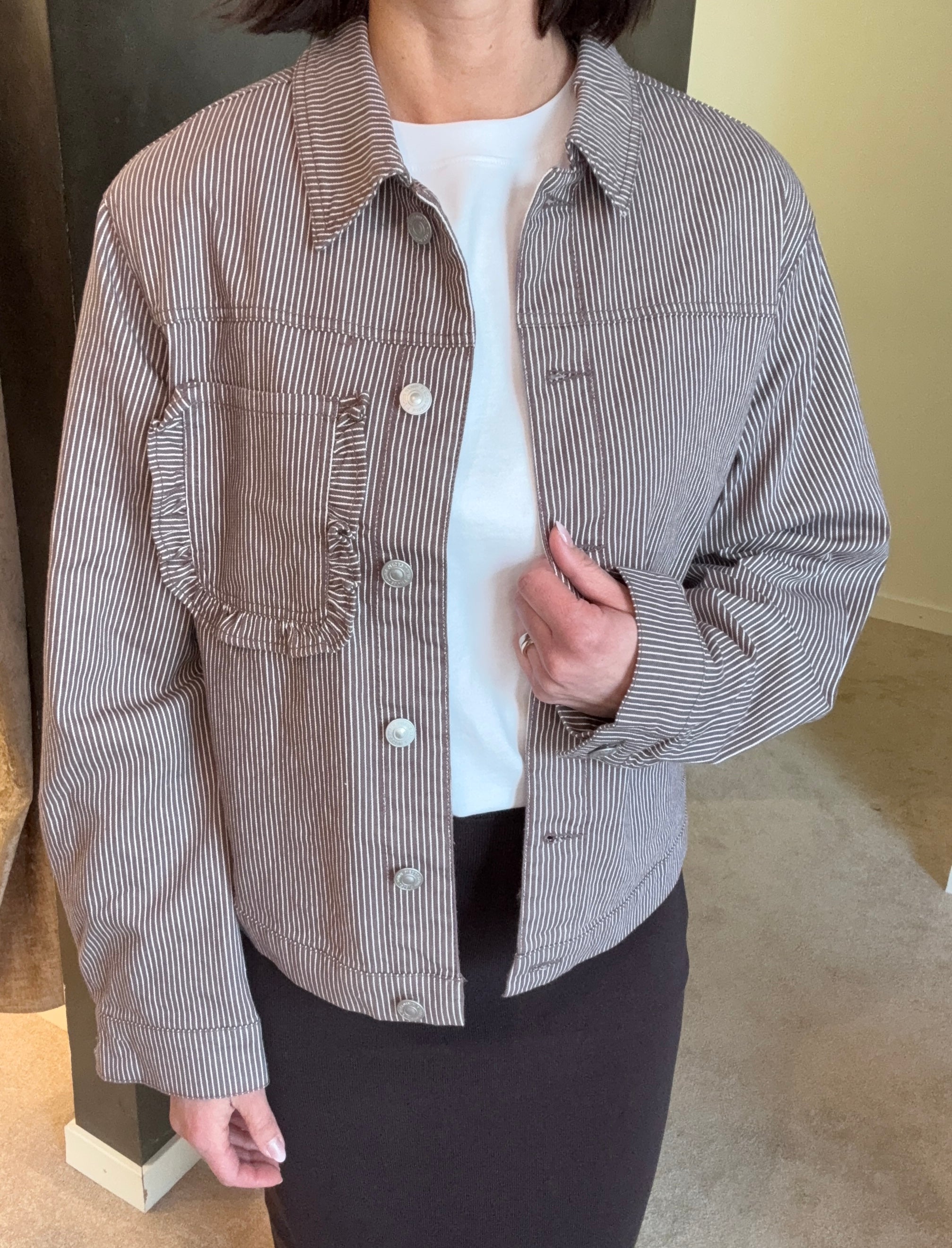 PCBILLO LS DENIM JACKET