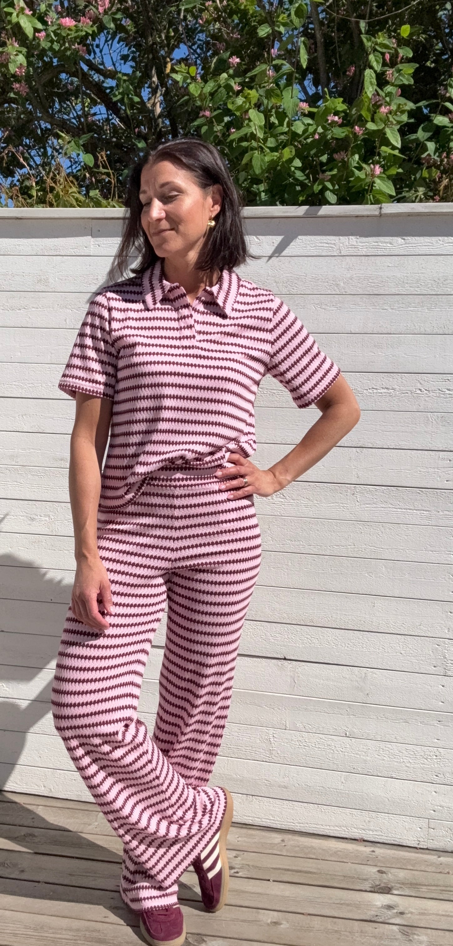 PCJEYA SS V-NECK POLO