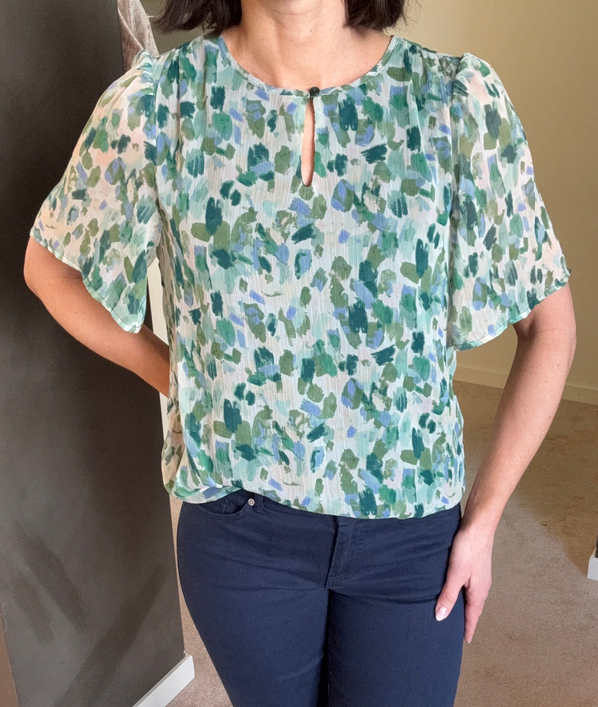 VIEMMA S/S O-NECK TOP