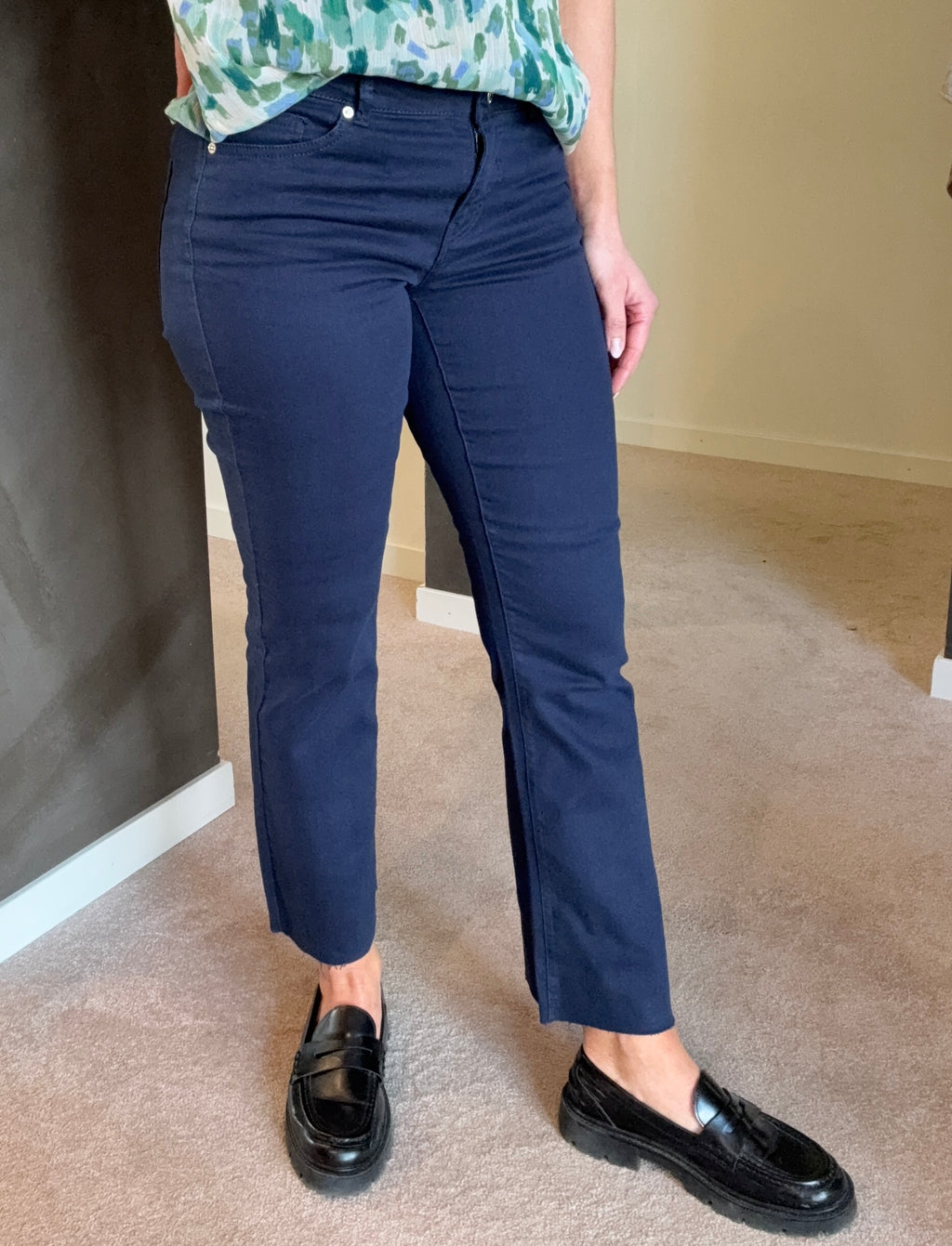 VMWILD SHEILA KICK FLARE PANTS NAVY