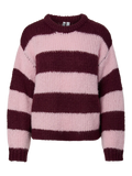 PCDORTHEA LS CHUNKY KNIT WINETASTING
