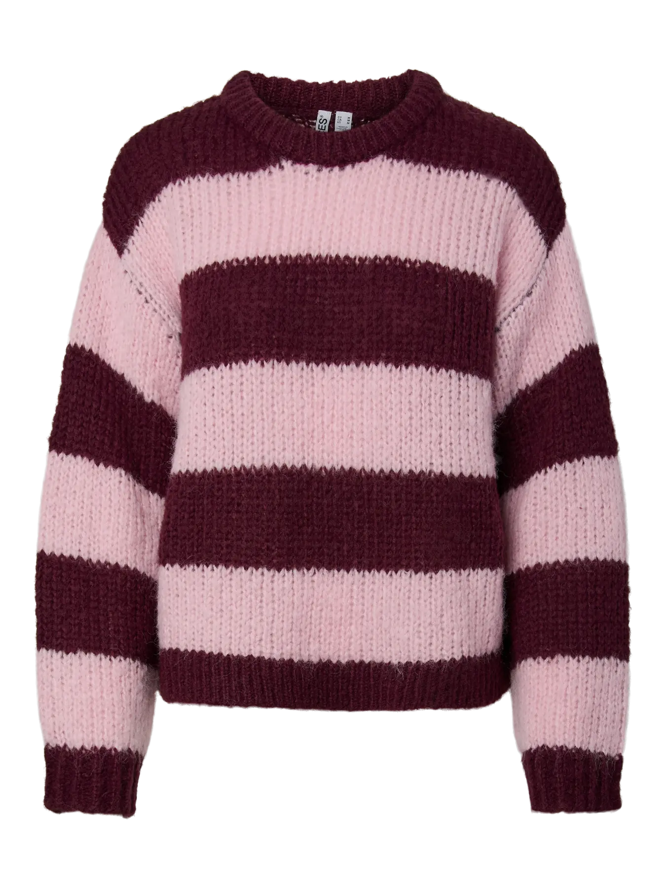 PCDORTHEA LS CHUNKY KNIT WINETASTING