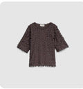 AWDESTINY 2/4 O-NECK TOP- CHOCOLATE TORTE