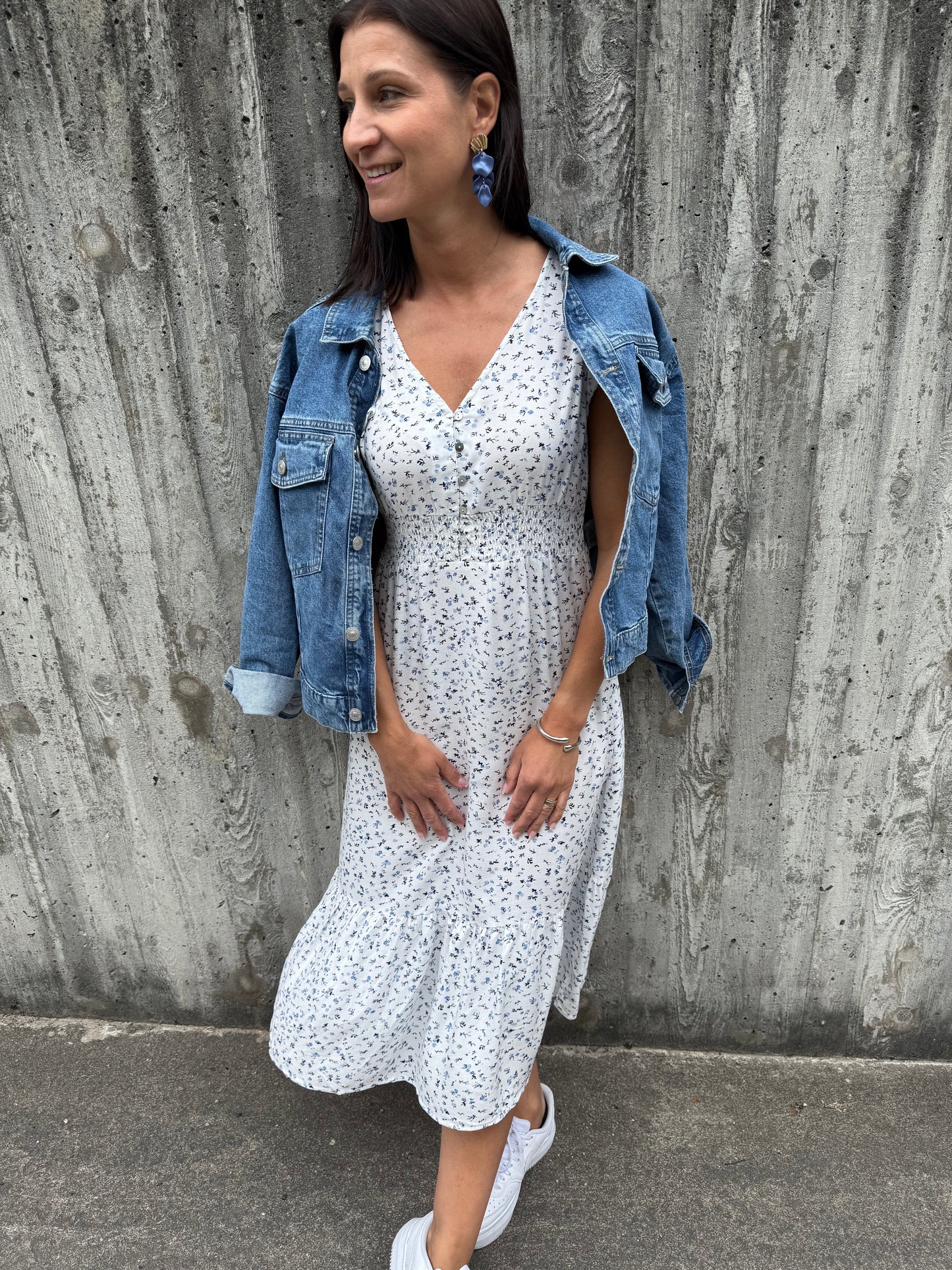 ONLMARIANNE LIFE S/S MIDI DRESS