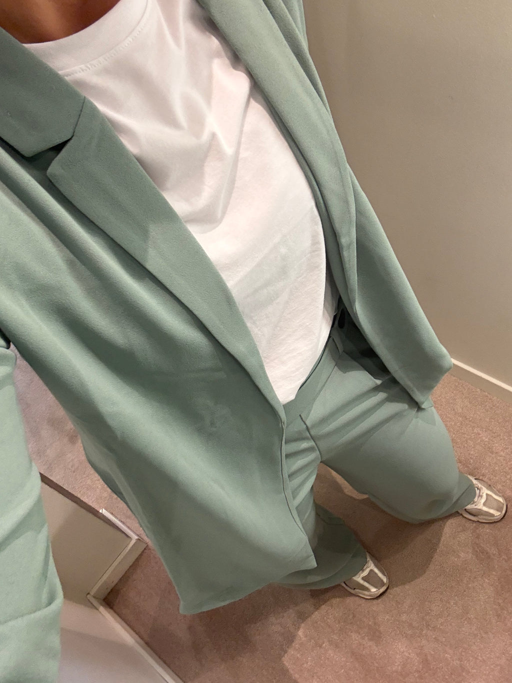 JDYGEGGO LIFE L/S BLAZER CHINOIS GREEN