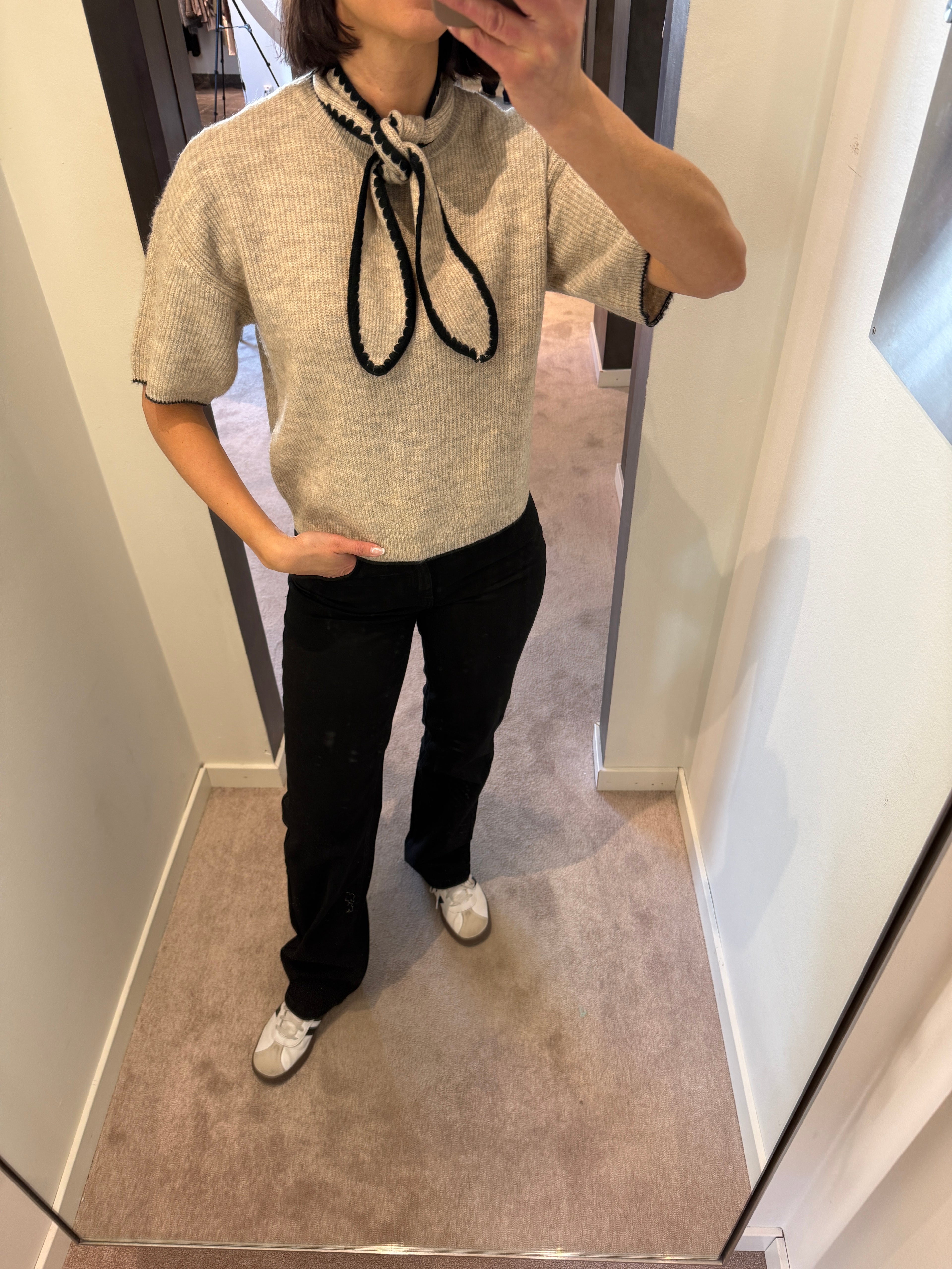 VMANNA SS SCARF PULLOVER