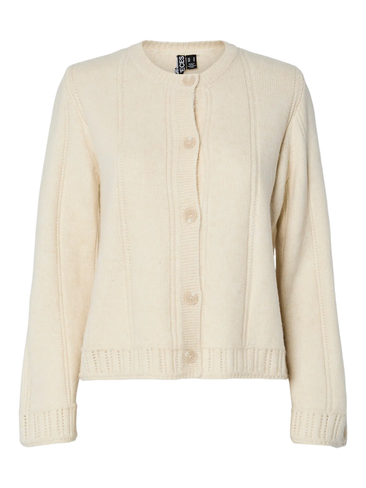 PCORLY LS O-NECK KNIT CARDIGAN