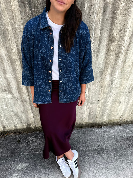 ONLGRACE 3/4 SHIRT ROSE