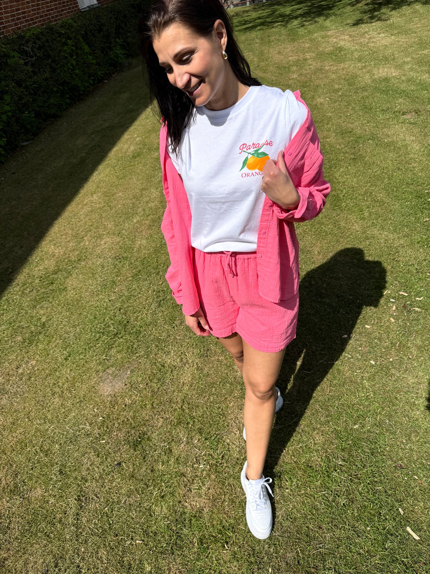 PCSUMMER SS PRINTED T-SHIRT