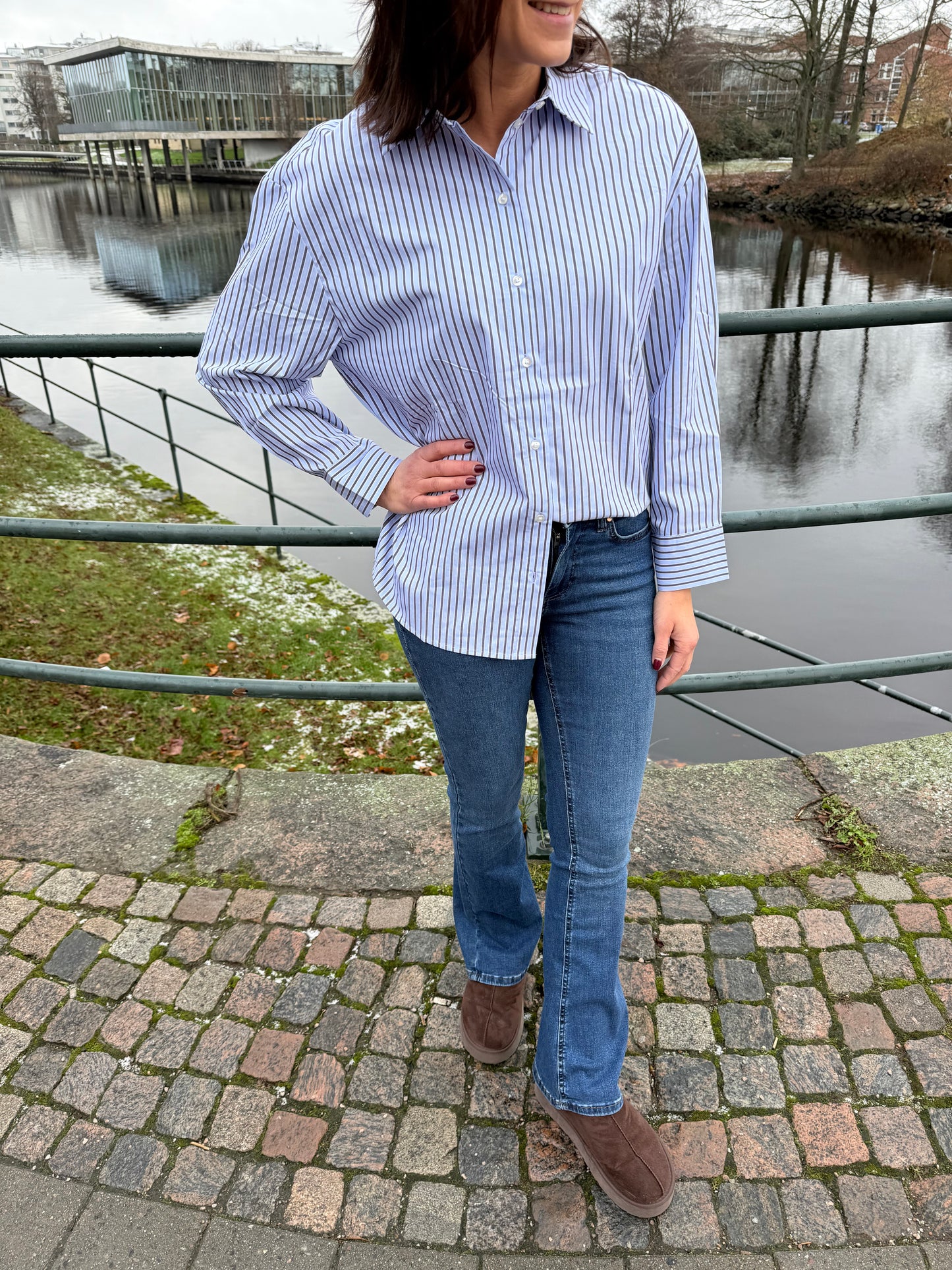 JDYMIO L/S OVERSIZE SHIRT