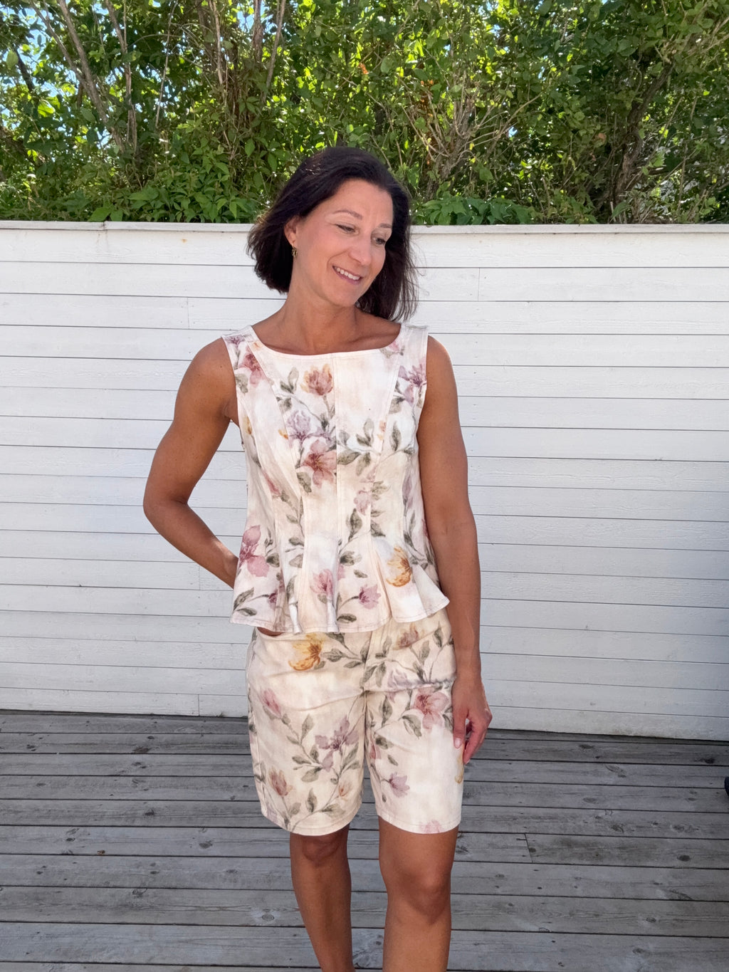 VICHIA S/L PEPLUM TOP