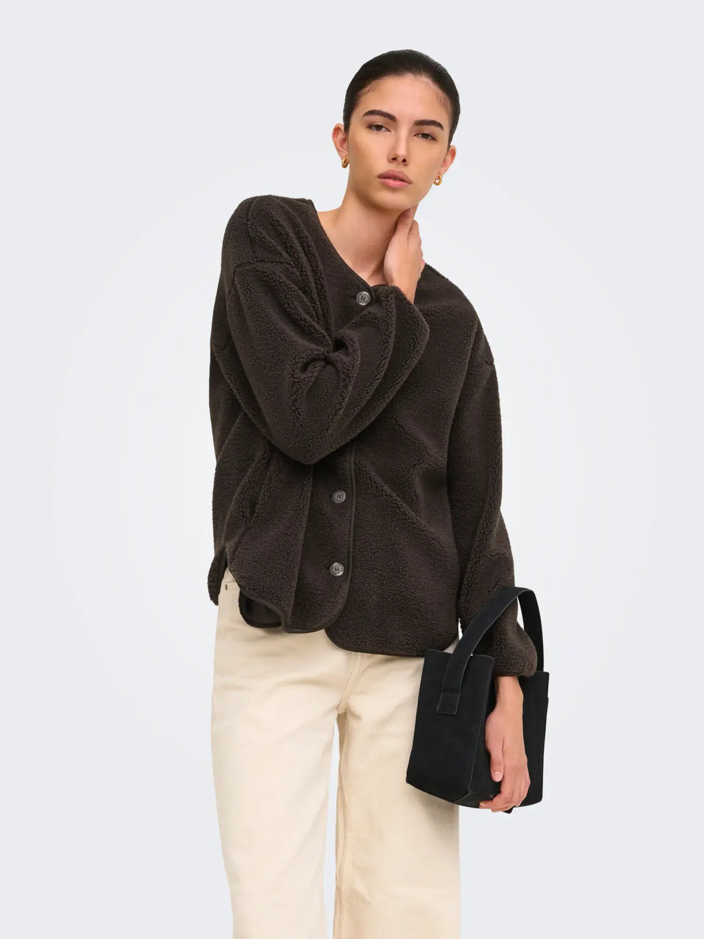 JDYTELLA L/S TEDDY JACKET