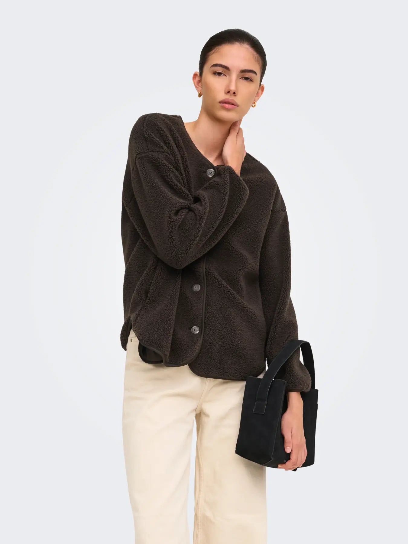 JDYTELLA L/S TEDDY JACKET