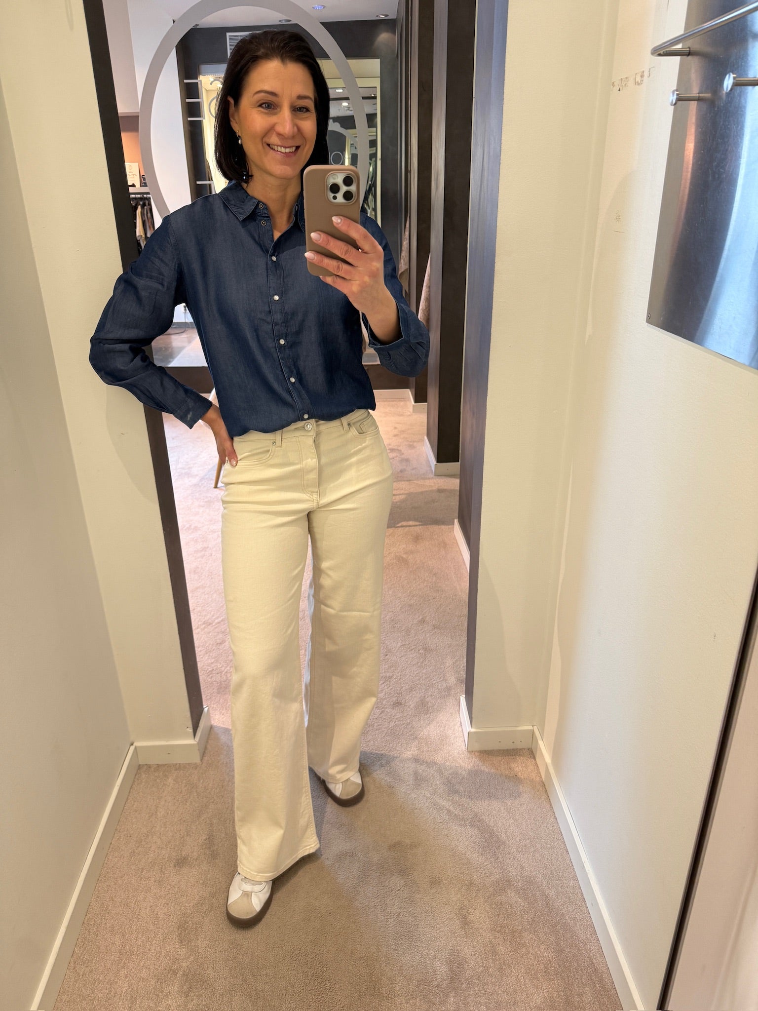 JDYJASPER L/S SHIRT DARK BLUE DENIM