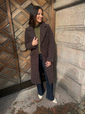 VMELENA LONG COAT CHOCOLATE TORTE