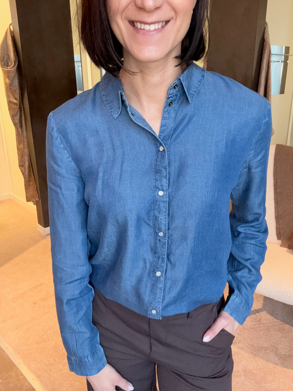 JDYJASPER L/S SHIRT MEDIUM BLUE DENIM