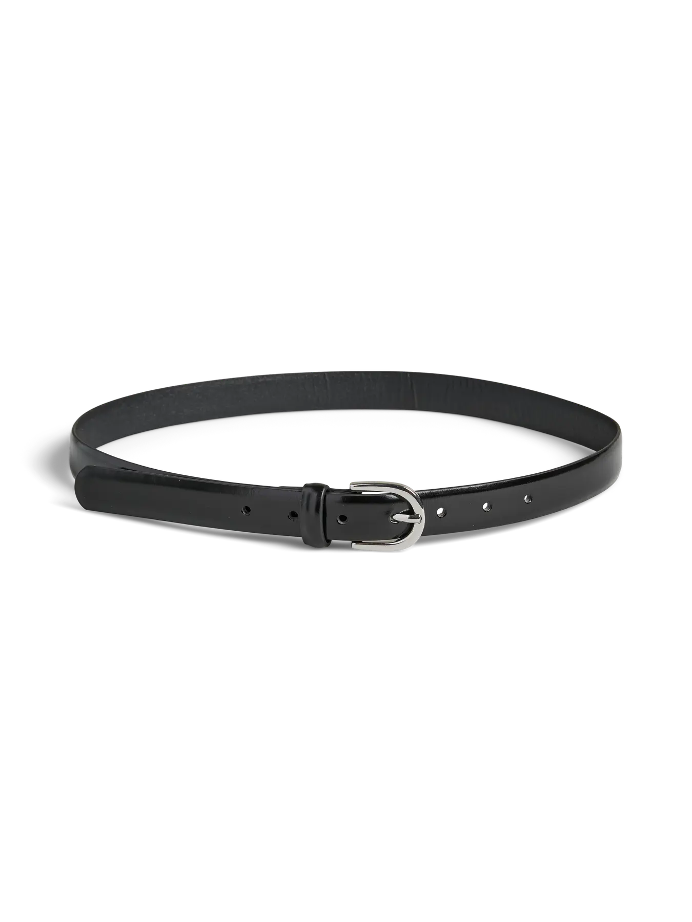 PCESTINA LEATHER JEANS BELT SILVER