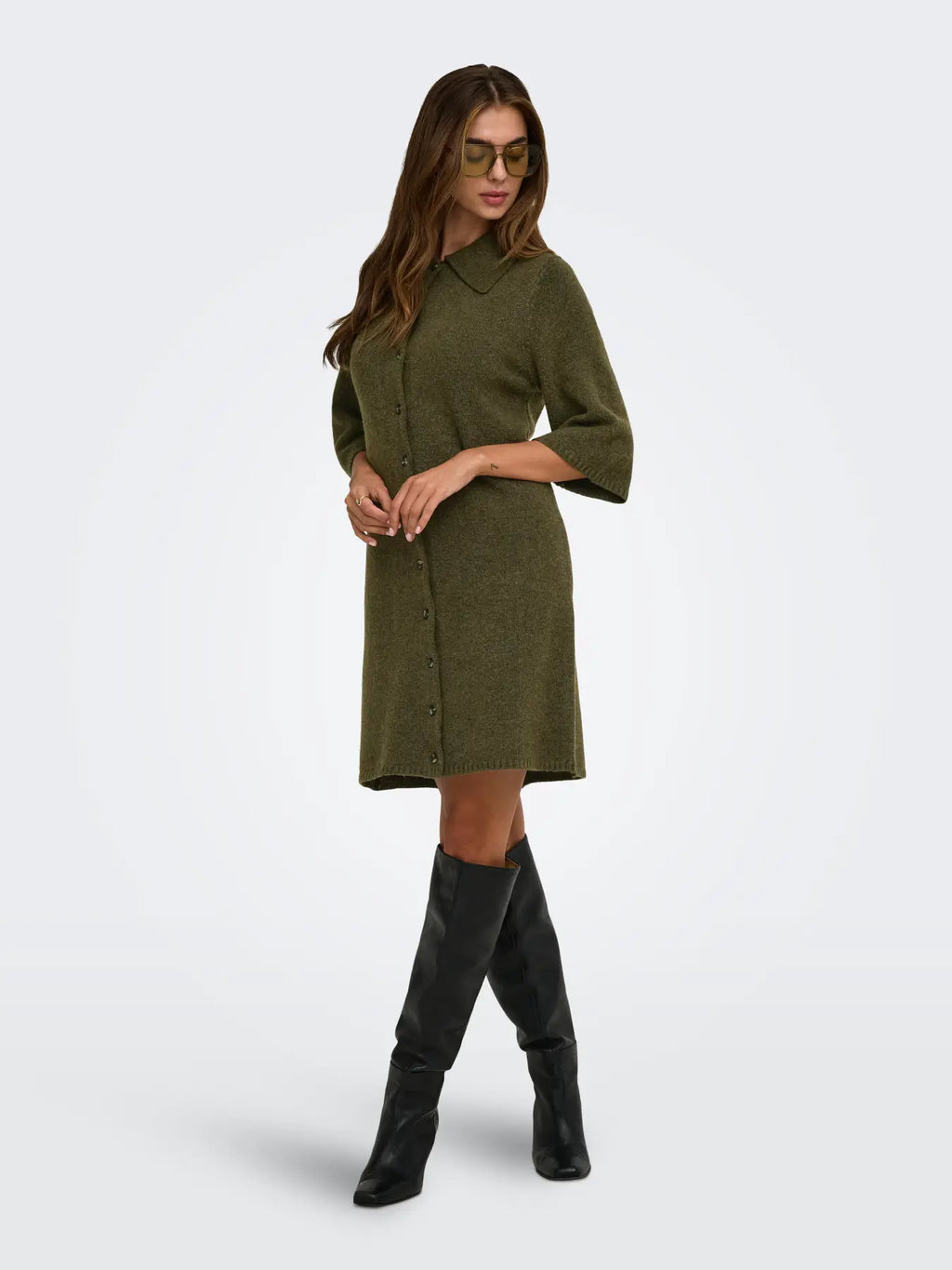 ONLALIVIA 2/4 COLLAR DRESS