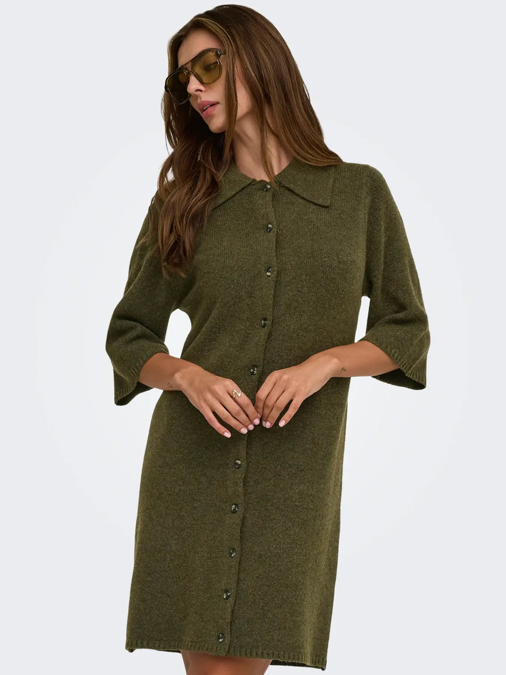 ONLALIVIA 2/4 COLLAR DRESS