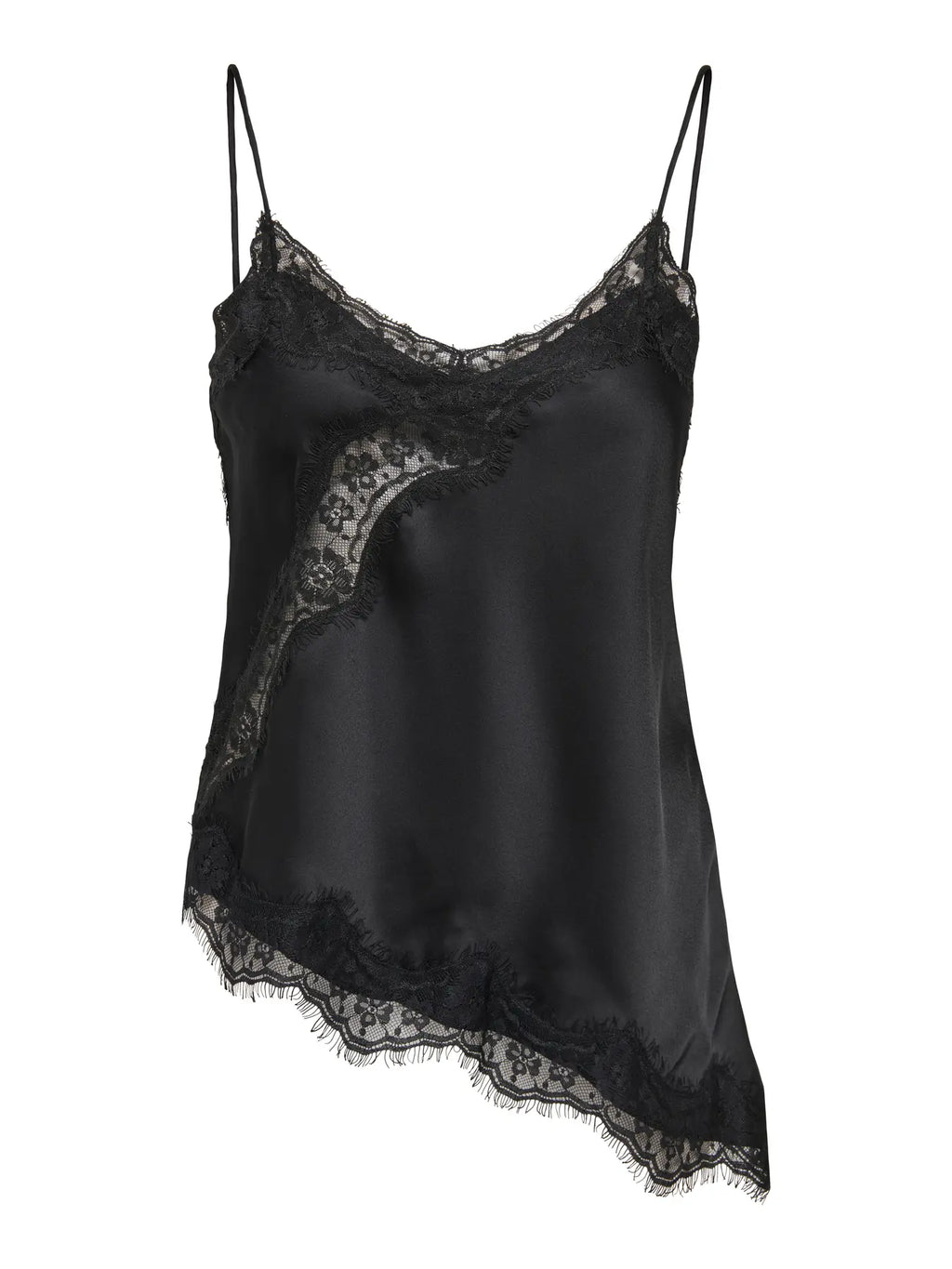 JDYFIFI S/L ASYM LACE SINGLET