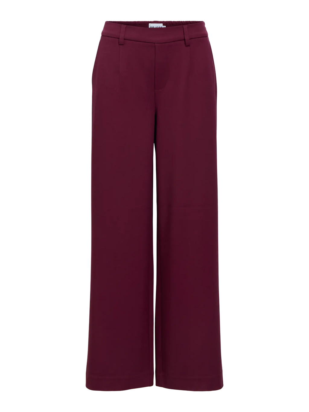 OBJLISA WIDE PANT WINDSOR WINE