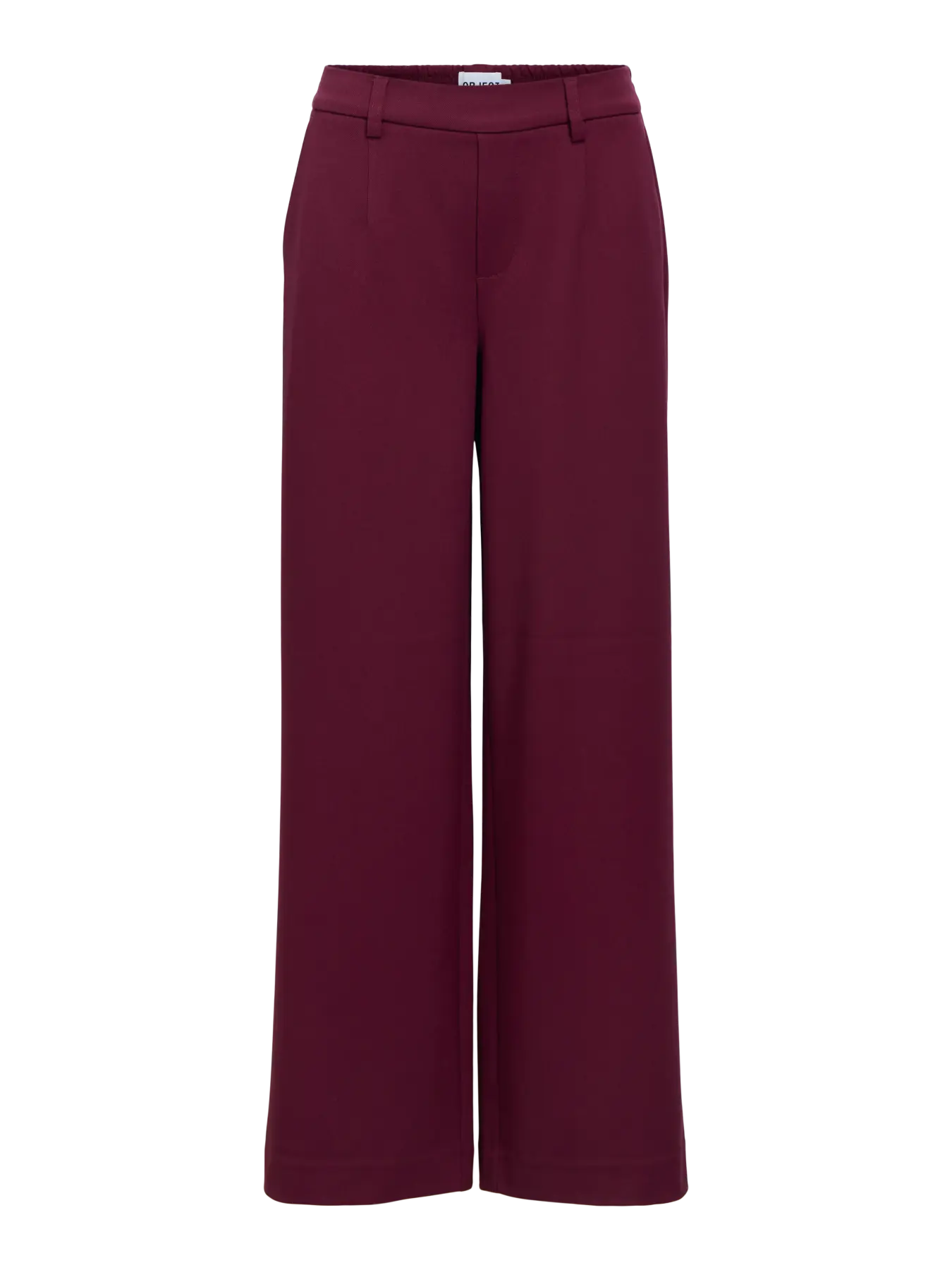 OBJLISA WIDE PANT WINDSOR WINE