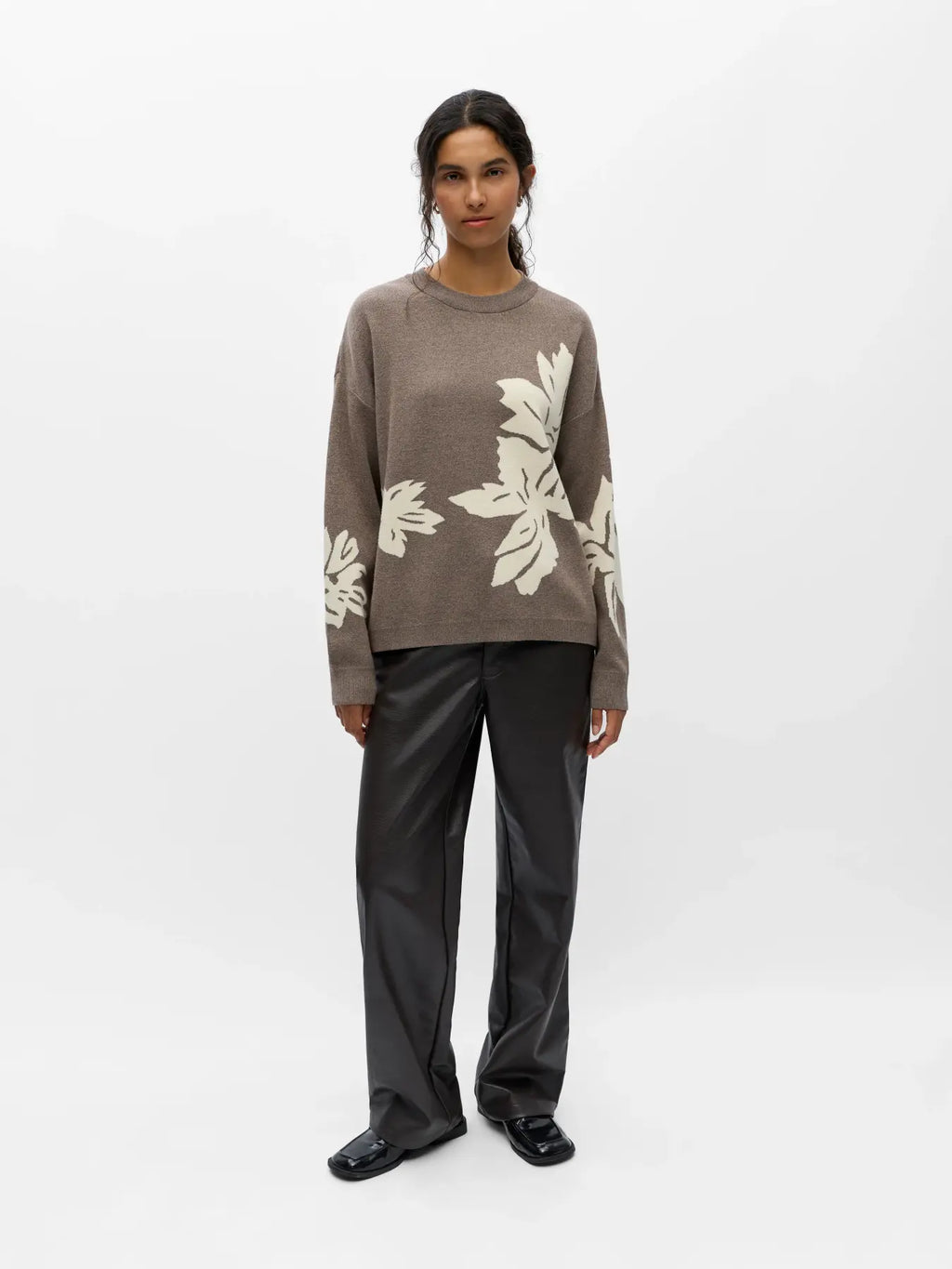 OBJRAY LO L/S KNIT PULLOVER