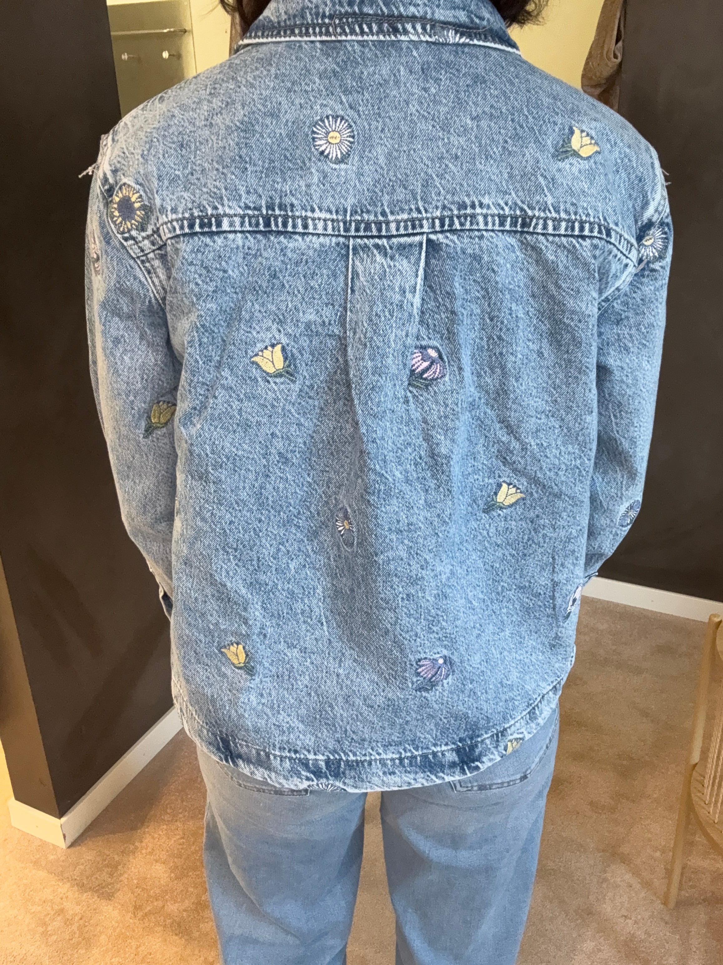 PCBENNIE LS DENIM JACKET