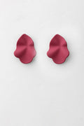 Lip Earrings Burgendy