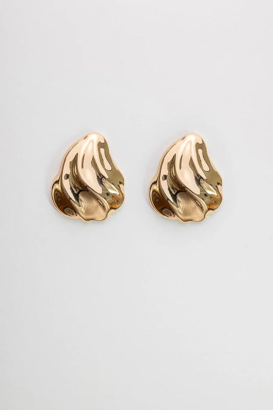 Swirl Earrings Gold