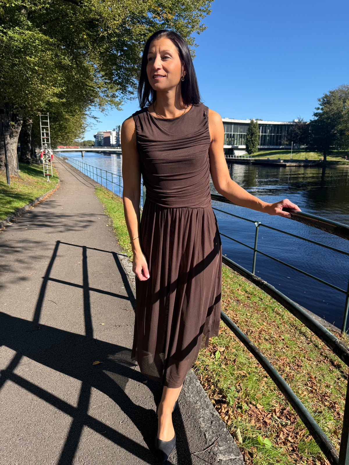VISAYA S/L MIDI DRESS