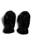 PCJEANEL MITTENS BLACK