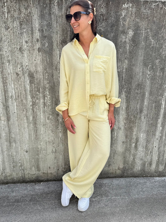 ONLLINO PULL-UP TIE PANT SUNLIGHT