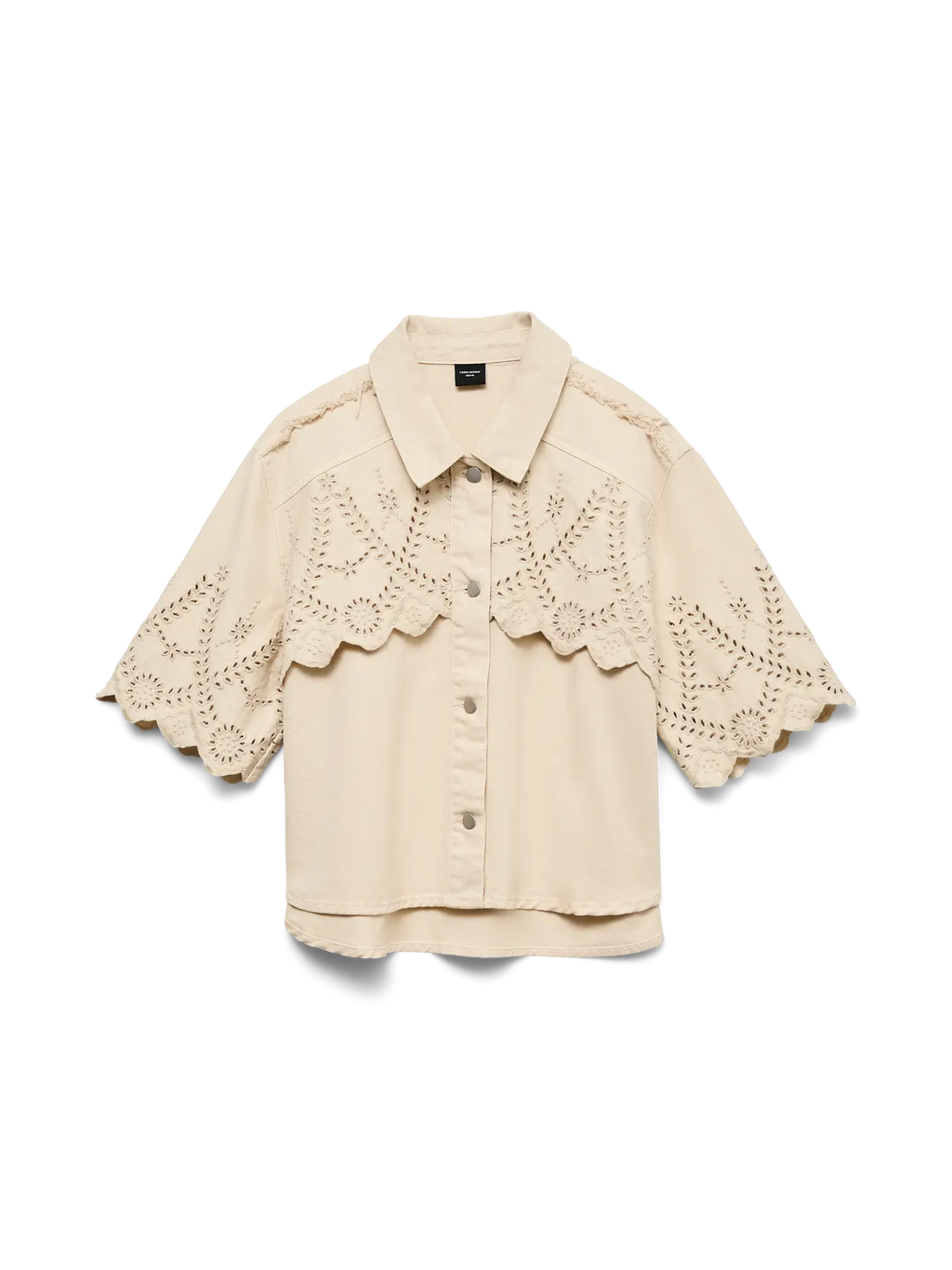 VMPETRA 2/4 BRODERIE SHIRT