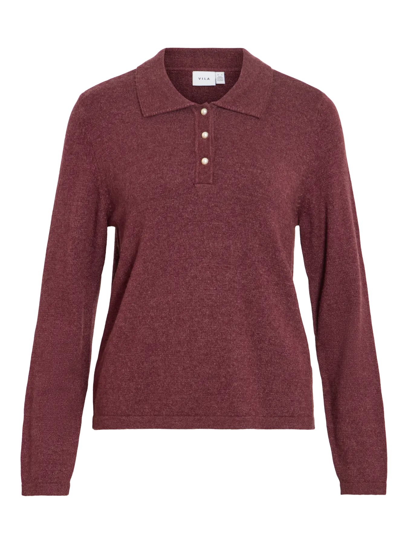 VIRIL L/S POLO PULLOVER KNIT PORT ROYAL